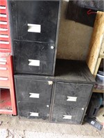 3 Two Drawer Filing Cabinets