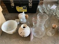 Miscellaneous glass and Decretive pieces