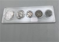 1943 Year Set including Silver Coins