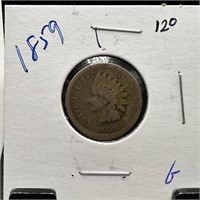 1859 INDIAN HEAD PENNY CENT