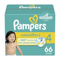 DiapersSize 4, 66 Count - Pampers Swaddlers
