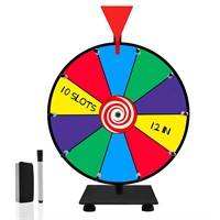 ZTEEERS 12 Inch Spinning Wheel for Prizes, Heavy D