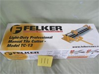 Felker Light Duty Professional Manual Tile Cutter