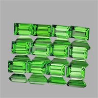 Natural Green Tsavorite Garnet 12 Pcs {Flawless-VV