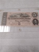 Vintage Confederate Currency