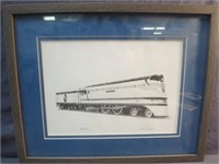 ~ Framed Print By Scott The III Train Numbered
