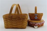 Selection of Longaberger Baskets