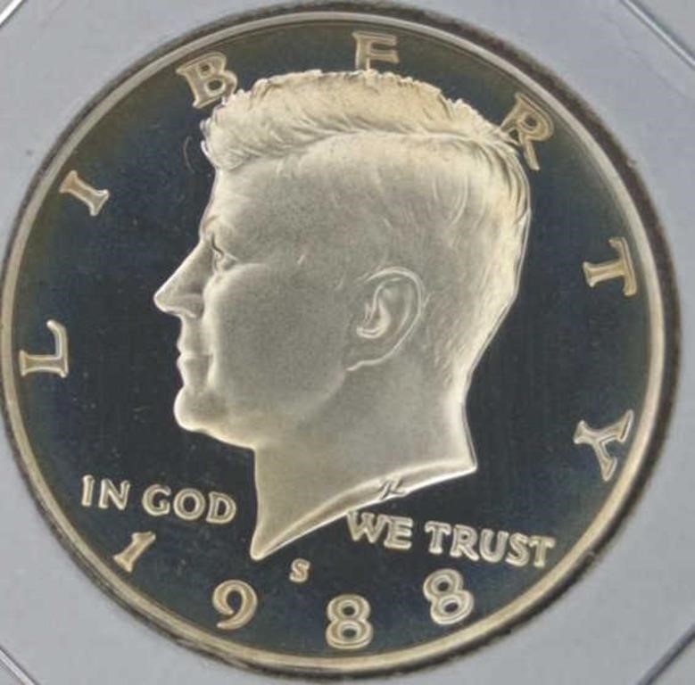 Proof 1988 s. Kennedy half dollar