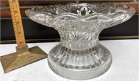 Glass punch bowl stand