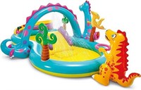 USED-Intexca Dinoland Inflatable Kiddie Pool