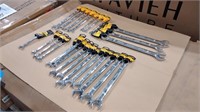 Box Of Assorted DeWalt Wrenches