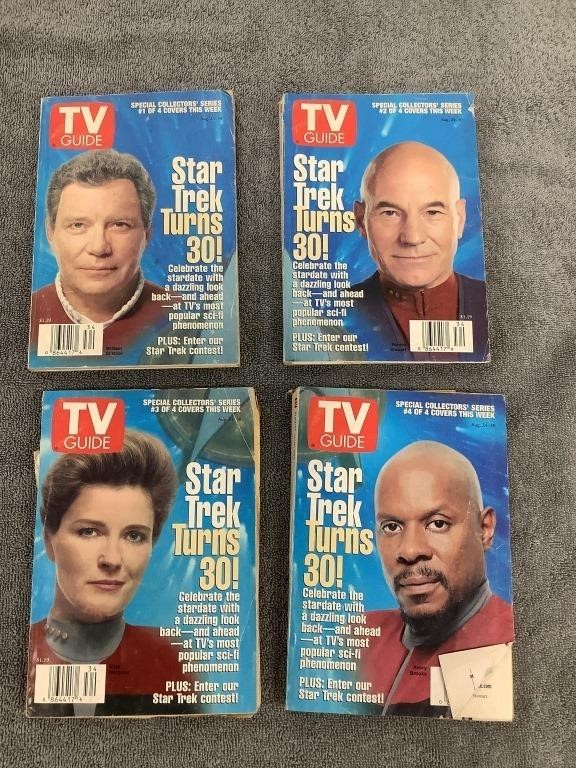 Complete Set TV Guide "Star Trek Turns 30!" Covers