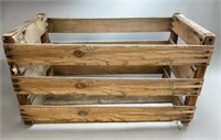 Wood Slat Crate