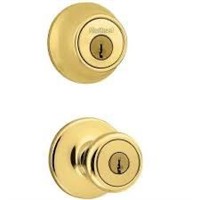 KWIKSET SMART LOCK DEADBOLT BRASS