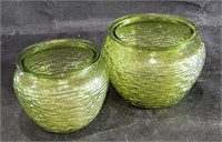 Ripple Glass Planters - National Pottery & More