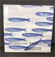 4x Francoise PAVIOT - 20 table paper napkins