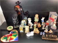 Vintage Assorted Figurines Decor