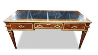 Large French Empire Style Walnut Desk,