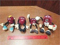 Set of 4 The California Raisins