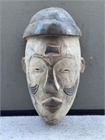 African Wood Carved Tribal Mask