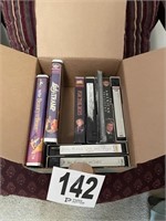 Box Lot of VHS Tapes