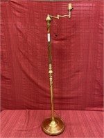 Brass floor lamp