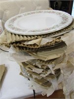 Dansico Rose 3 Bread Plates & 18 Saucers