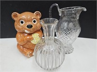 Japan Cookie Jar , Beautiful Pitcher & Vase