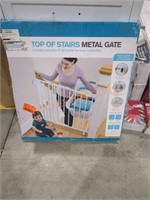 Top of Stairs Metal Gate