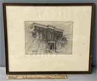 Kentucky Historical Society Artist Signed Etching