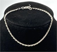 925 Italy Silver Twist Bracelet