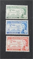 Lot of 3 Jamaica postage stamps unused