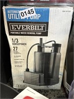 EVERBILT UTILITY PUMP RETAIL $150