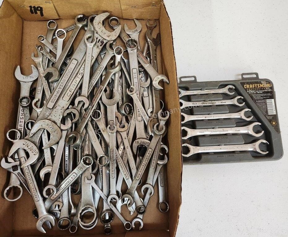 Large Assortment of Craftsman Wrenches
