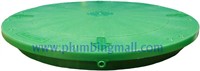 TUF-Tite 24 Heavy Duty Flat Riser Lid  Green