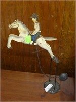 Cowboy Balance teeter totter toy vintage
