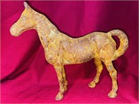 Vintage Cast Iron Horse Bank