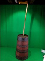 Vintage Wooden Butter Churn