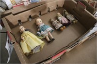 (5) Older Mini Dolls