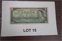 1967 Canadian Centennial One Dollar Bill