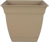 The HC Companies 10 Inch Eclipse Square Planter