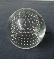 Vintage 2X 2.5 inch control bubble paperweight