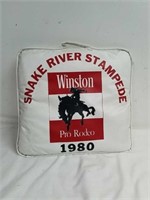 Vintage Snake River Stampede seat cushion