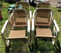 Lot of 4 Vintage Outdoor Chairs