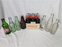 Assorted Soda Pop Bottles, Some Early Embossed