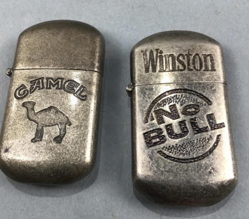 Winston & Camel advertising lighters