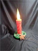 1 Vintage Candle Plastic Light up Decor