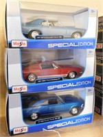 P729- (3) Die Cast Vehicles In Boxes