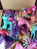 Box Lot of My Little Pony Dolls