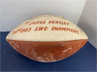 UT 1983 SWC Champs Team Autographed Ball